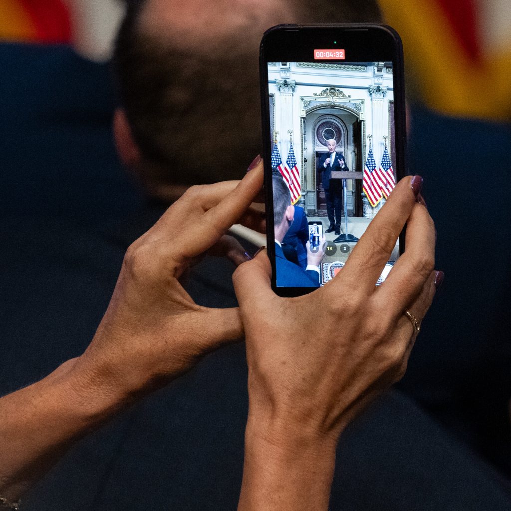 Bowling, Selfies and the ‘Dougie’: Biden Woos Influencers at the White House